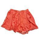 Lily White  A-Line Skirt Coral Pink Floral Photo 0