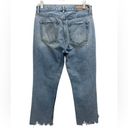 GRLFRND  Tatum Jeans High Rise Cropped Distressed in Overdrive Size 28 Photo 2