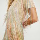 Nasty Gal Tassel Beaded Sequin gold dress Photo 1