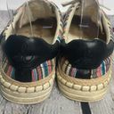 Sam Edelman  Kavi Stripes Canvas colorful sneaker size 8.5 Photo 4