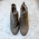 EXPRESS Taupe Suede Booties Photo 1