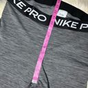 Nike  Pro dri-fit heathered grey high rise crop length leggings sz 1X Photo 9