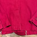 American Eagle  Dark Pink Size Medium Long Sleeve Button Up Blazer Photo 7