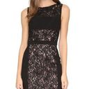 Black Halo  Wyatt Black Lace Embroidered Sheath Midi Dress Size 0 Photo 0