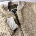 Abercrombie & Fitch Abercrombie‎ & Fitch Oversized Sherpa Zip Up Bomber Jacket Size M Photo 2