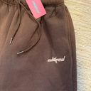 Edikted Brown Wide Leg Sweatpants Photo 1