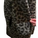 Mango  Wool Blend Animal Print Oversized Suit Jacket Size M Photo 8