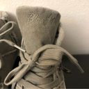 blowfish Womens size 8 Malibu Hi Top Sneakers Gray Zip Boho Shoes Boho Photo 4