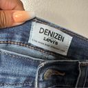 Denizen from Levi's DENIZEN Levi's Women's High-Rise Straight Jeans Disco Jean size 27 Blue Raw Hem Photo 7