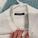 Talentless White Cropped  Crewneck Photo 3