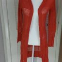 Mudd  Sweater Burnt Orange Long Sleeve Cardigan Size XS Vintage Photo 27