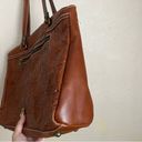 Patricia Nash  Poppy Tooled Brown Leather Tote Bag Photo 3