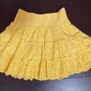 American Eagle AE Yellow Mini Skirt Photo 1