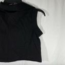 SEEK the Label NWT  Black Polo Sleeveless Crop Top Photo 10