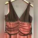 a.n.a NWT JS boutique 16 coral under dress  mesh brown overlay with rushing Photo 11