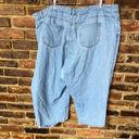 kim rogers  Blue Denim Crop Capri Jeans Women's Size 24W Photo 1