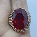 Ruby 10k Bristol yellow gold  Bold Statement ring Photo 8