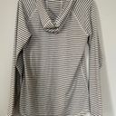 MTA Sport  women’s small long sleeve white striped athletic top Photo 2