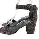 Coconuts by Matisse  Sashed block Heel stacked Sandal Gray spotted size 7 NWOT Photo 9