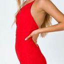 Princess Polly red one shoulder mini dress womens US 4 Photo 2