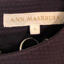 Ann Mashburn Anne Mashburn Navy Textured Cotton Dress S Peplum Sleeves Photo 2