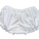 White Plush Women’s Size M Velvety Bunny Bra Top with Ruffled Bloomers PJ Set Size M Photo 6