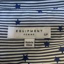 Equipment  stars & stripes long-sleeve button down shirt size S Photo 7