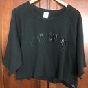 Pink By Victoria Secrets Black Boxy sweatshirt L Size L Photo 0