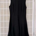 Halston Heritage Ponte sleeveless skater dress fit and flare dress black size 4 Photo 0