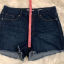 Jessica Simpson  Uptown High Rise stretch denim shorts raw hem 29 Photo 3