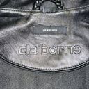 Liz Claiborne RARE Vintage Claiborne 100% Lambskin Leather Oversized Jacket SZ Large Photo 2