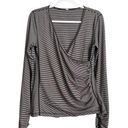 Lululemon  Sunset Salutation Long Sleeve Shirt Women's 0 Stripe Black Mink Berry Photo 0