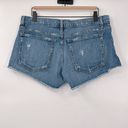 Ramy Brook  Christy Low-Rise Distressed Cut Off Denim Jean Shorts Photo 4