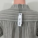 The Moon NWT Day +  Babydoll Striped Cotton Dress Lined Size SMALL Photo 2