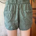 American Eagle  Outfitters Army Green Pull Up Shorts Photo 1