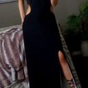 Halston Heritage  Cut Out Maxi Formal Dress Photo 9