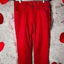 Faded Glory - Red Straight Leg Jeans - Sz. 8A Photo 0