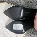 Jason Wu Sz 9.5B  Black & Metallic T Strap Pumps Photo 7