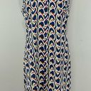 CAbi  5370 Amour Hola Collection Blue Interlocking Hearts Shirt Dress Sz S Photo 1