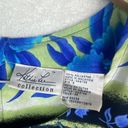 Kathie Lee Collection  Sleeveless Hawaiian Sheath Dress Size 8 Blue Green Floral Photo 7