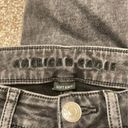 American Eagle  soft knit black light grey high rise jeggings in size 4 Photo 6