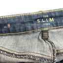 White House | Black Market WHBM The Slim Crop Blue Denim Jeans Size 8 Photo 4