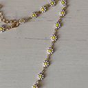 Madewell NWOT  Enamel Daisy Bohemian Necklace - 19 Photo 1