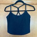 Beyond Yoga Spacedye Slim Racerback Cropped Tank in Darkest Night Size XL Photo 0