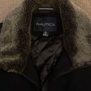 Nautica Faux-Fur Trim Sherpa Navy Jacket Photo 2