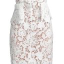 Elliatt Optics Floral Lace Peplum Dress — white & nude Photo 2