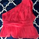 Pink Lily one shoulder top Photo 0