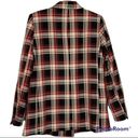 H&M  Straight Cut Double Breasted Plaid Jacket With Notch Lapels Size 10 Photo 3