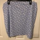 Abound  Plus Blue Daisy Mini Skirt Photo 0