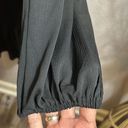 Habit #211 , long sleeve black ruffle dress size large Photo 4